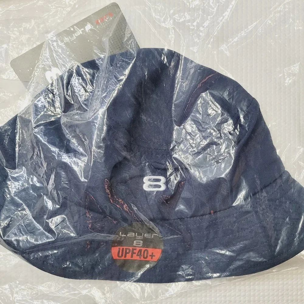 Layer 8 Bucket Hat Boy Toddler UPF 40+ Sun Protection Pool Beach Vacation Summer